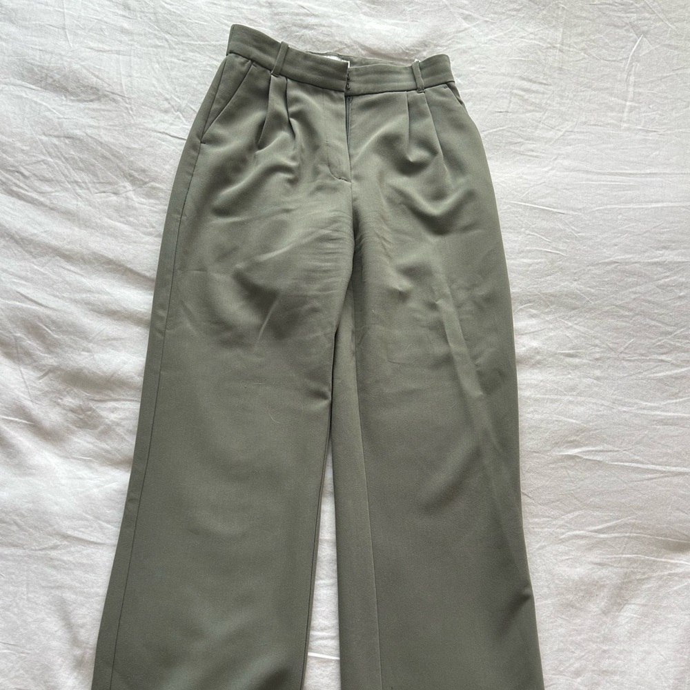 Abercrombie & Fitch - Sloane Tailored Pant - Olive - Size 27